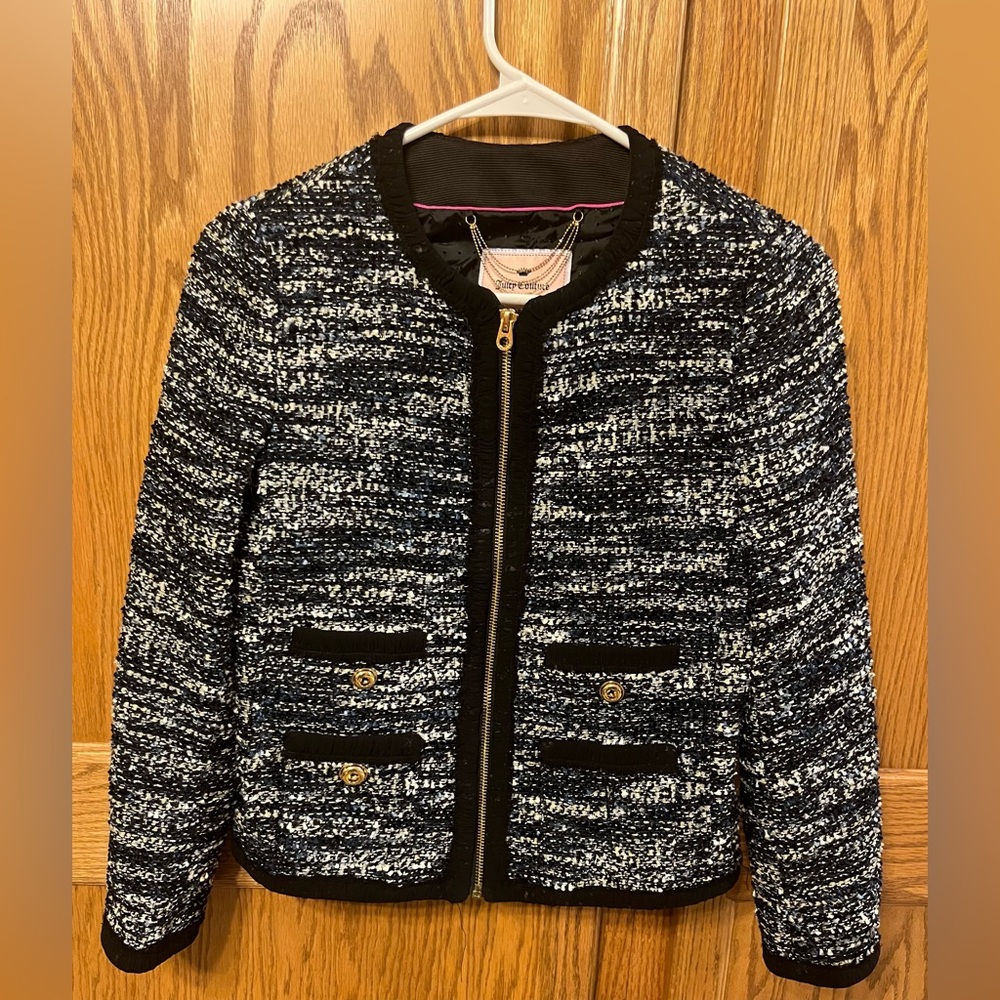 Juicy Couture Clara Tweed Jacket Size 0